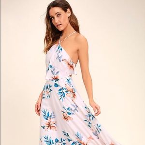 Lulus Floral Maxi Dress - Never Worn